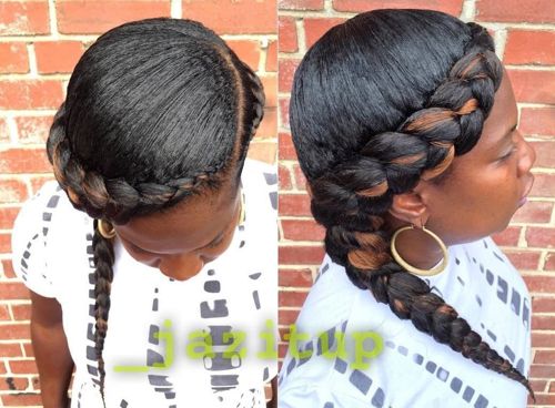 Side Braid Hairstyles with Weave | ArticleCube