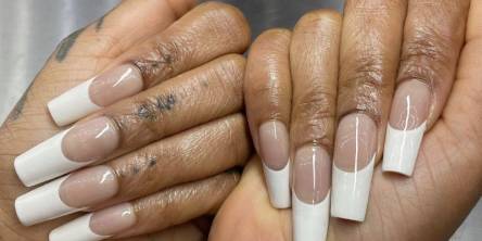 Nails With French Tip Design Idea