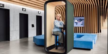 Soundproof Phone Booth