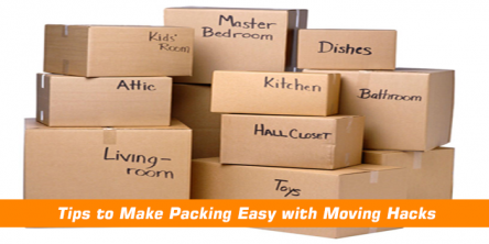 Tips to Make Packing Easy with Moving Hacks