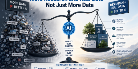 Why the AI World Still Needs More Research and Real Data — Not Just More Data