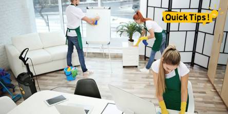Office cleaning tips