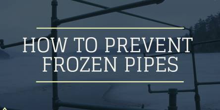 How to prevent frozen pipes
