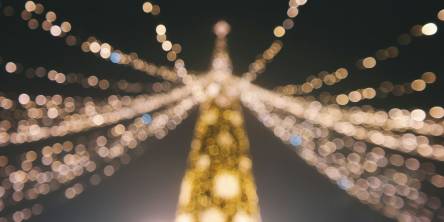 Installing Christmas lights