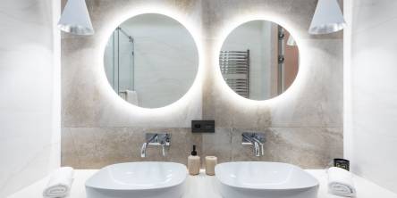 Lighted mirrors
