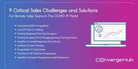 Different Sales Challenges and Solutions For Remote Sales Teams In This COVID-19 World
