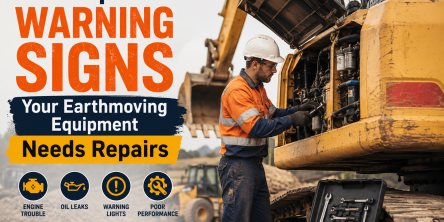 Top Warning Signs Your Earthmoving Equipment Needs Repairs