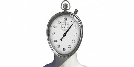 clock on head