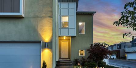 Illuminated home exterior