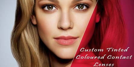 Custom Tinted Coloured Contact Lenses