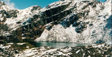 Lake seen in the Langtang Valley Trek