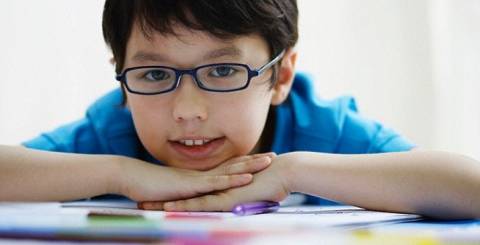 Children with myopia