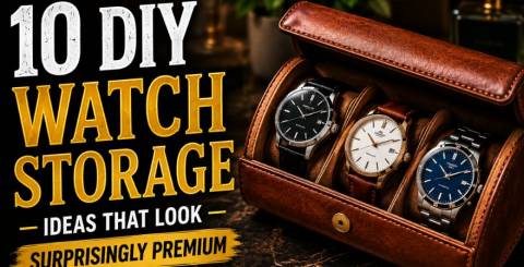 DIY Watch Storage