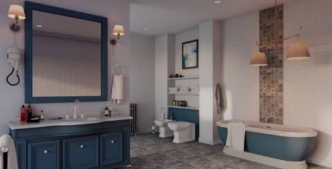 Farmhouse Style Bathroom