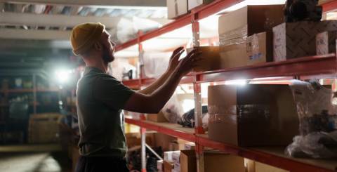 Indoor Boat Storage Space