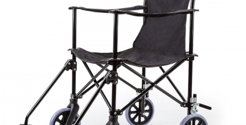 Folding Transport Wheelchair