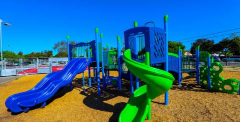 Outdoor playground equipment