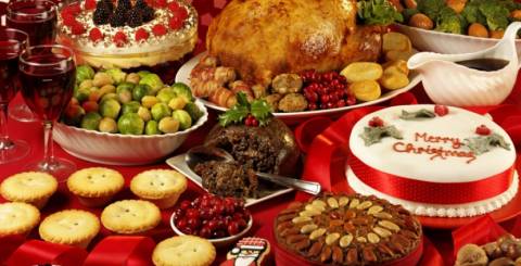 christmas food table