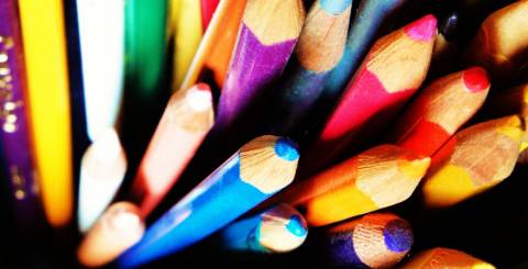 colourful pencils