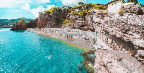 beach in costa brava spain