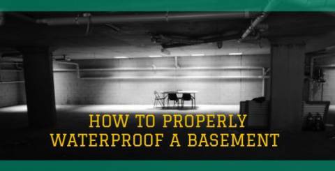 How to Properly Waterproof a Basement