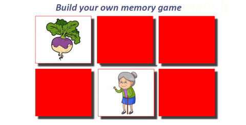 build your own memory game