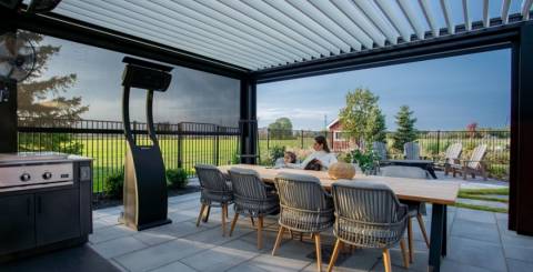 Louvered Pergola