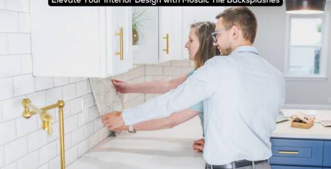 mosaic tile backsplash