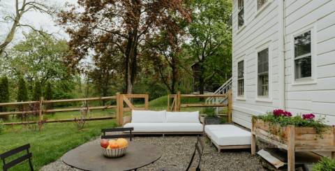 Outdoor seating area Outdoor seating area