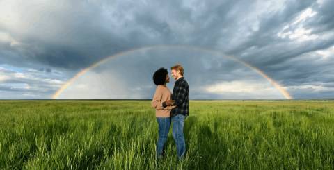 Add rainbow to a photo