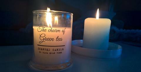 The scent of a candle