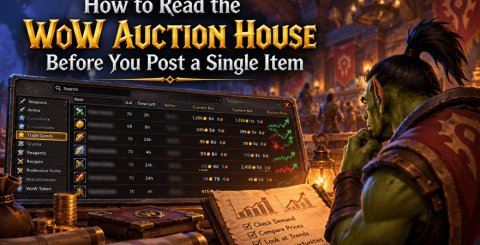 How to Read the WoW Auction House Before You Post a Single Item