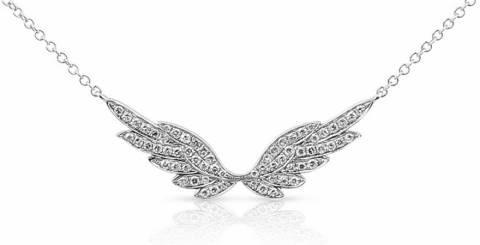 angel wing necklace