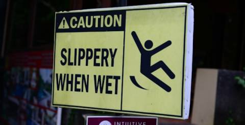 slippery when wet