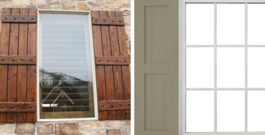 Comparison Between Vinyl And Wood Shutters Articlecube Vinyl And Wood Shutters
