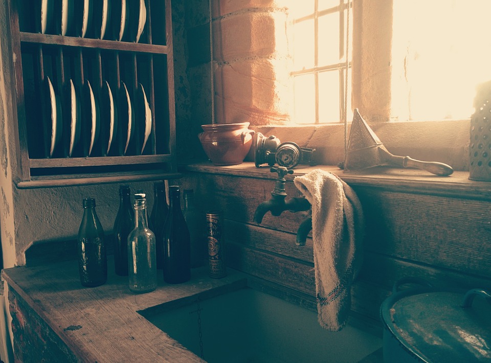 Kitchen renovation of the sink working area