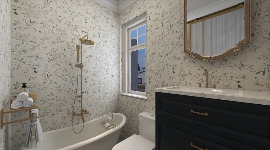 Botanical Patterned Wallpaper