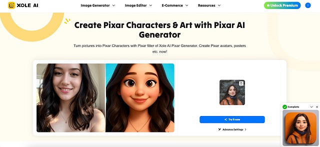 Pixar AI Generator