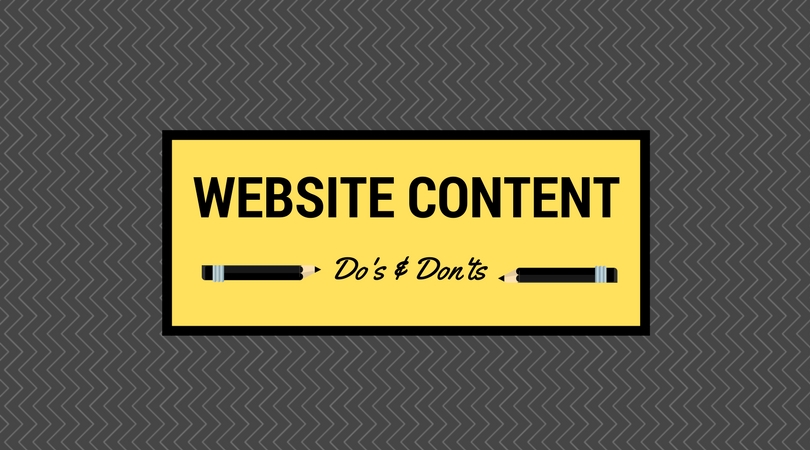 Dos and Don’ts for writing website content