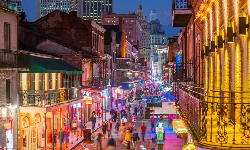 New Orleans Best Places to spend new years in the us