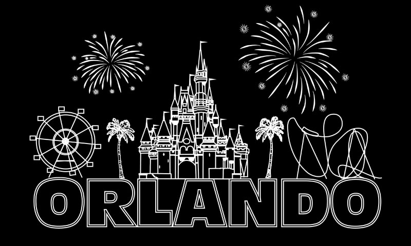 Orlando best places to spend new years in the US